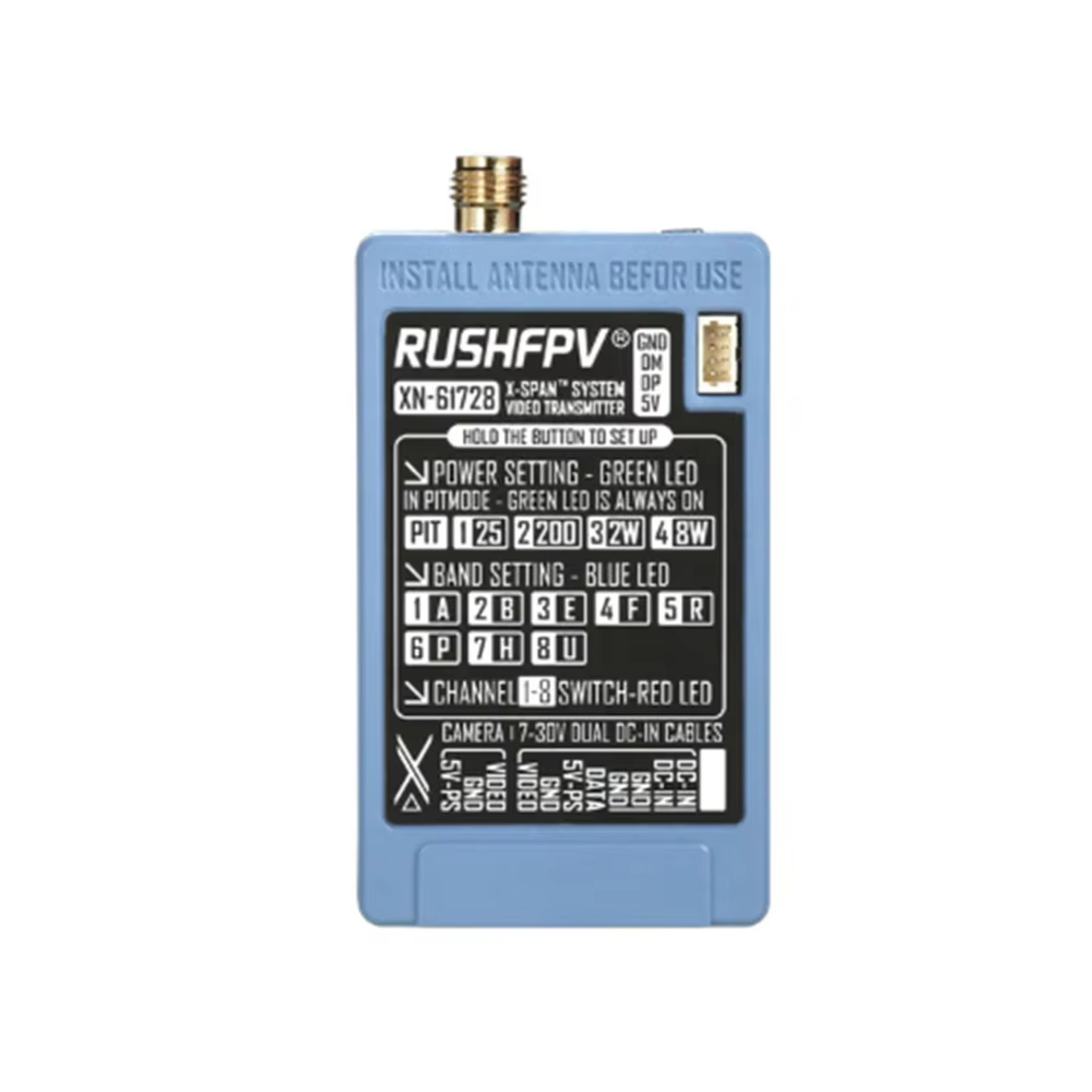 RUSHFPV 6.1‑7.2G 8W X61728 VTX - Fpv Drone Vtx incelemesi ve fiyatı